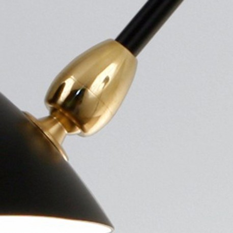 Step into Design Lampa podłogowa CRANE-F1 czarna 160 cm F8701