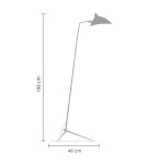 Loft floor lamps - industrial - Step into Design Floor lamp CRANE-F1 black 160 cm F8701 - product 13