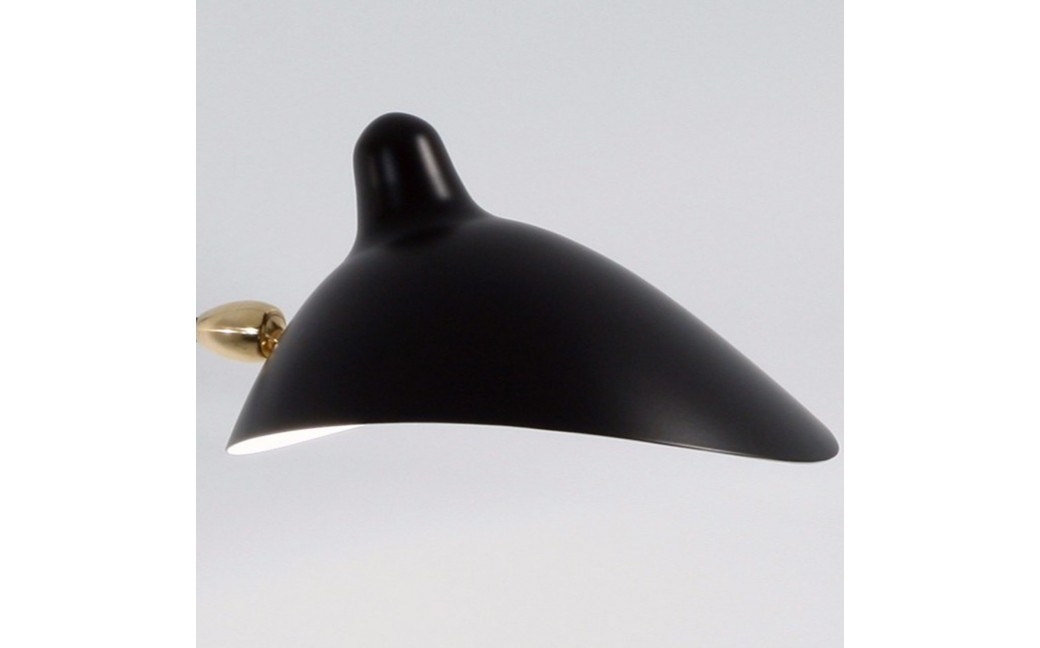 Step Into Design CRANE-1W Lampa ścienna czarna 99cm W8701