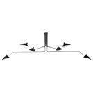 Pendant lamps - Step into Design CRANE-6P pendant lamp black 280 cm P8706. - product 1