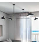 Double pendant lamps - Step into Design Double Arm Pendant Lamp 2L CRANE P8702 P8702. - product 3
