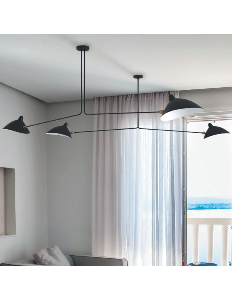 Double pendant lamps - Step into Design Double Arm Pendant Lamp 2L CRANE P8702 P8702. - product kolory-swiatla.pl 3