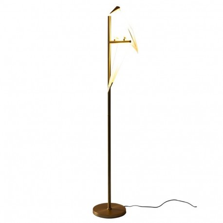 Step into Design Lampa stojąca BIRD LED złota 155 cm F9501