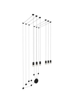 Step into Design LINEA-6 WALL wall lamp black (XT012-6W).