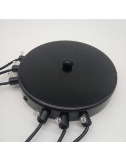 Step into Design LINEA-6 WALL wall lamp black (XT012-6W). - product 2