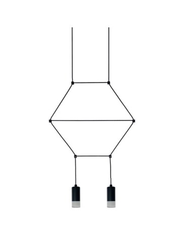Step into Design LINEA-2 pendant lamp black 35cm (XT037-2P) - product 2