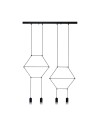 Step into Design Lampa wisząca LINEA-4 LONG czarna 70cm (XT068-4P)