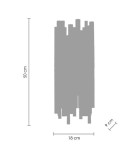 Tube wall lamps - Step into Design TUBO GOLD gold 50cm wall lamp (ST-1671 GOLD). - product 5