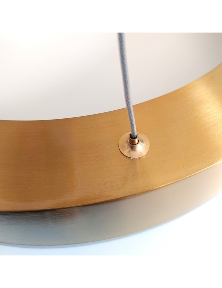 Pendant lamps circles - Step into Design CIRCLE 120 LED pendant lamp brass 120cm (ST-8848-120 brass) - product kolory-swiatla.pl 6