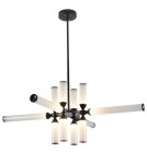 Designer pendant lamps - Step into Design QUADRO-12 LED pendant lamp black RH115-12P.  - product 1