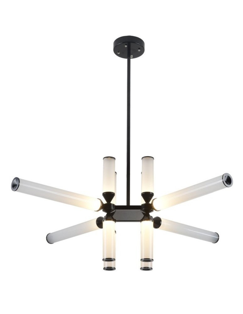 Designer pendant lamps - Step into Design QUADRO-12 LED pendant lamp black RH115-12P.  - product kolory-swiatla.pl 3