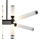 Designer pendant lamps - Step into Design QUADRO-12 LED pendant lamp black RH115-12P.  - product 4