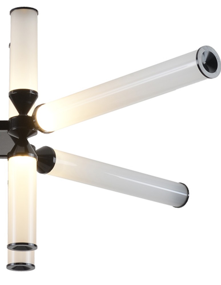 Designer pendant lamps - Step into Design QUADRO-12 LED pendant lamp black RH115-12P.  - product kolory-swiatla.pl 5