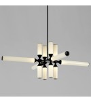 Designer pendant lamps - Step into Design QUADRO-12 LED pendant lamp black RH115-12P.  - product 8