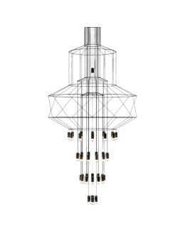 Step into Design Lampa Wisząca LINEA-43 czarna 90 cm XT100-43P - produkt 2
