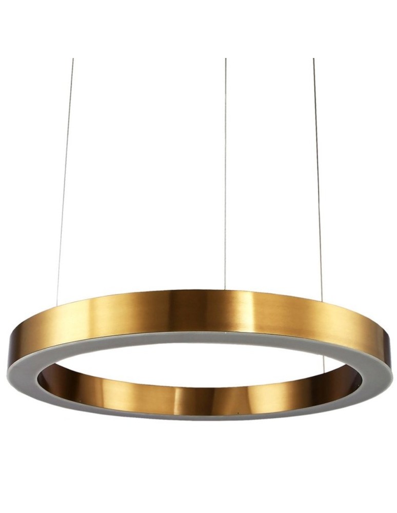 Pendant lamps circles - Step into Design CIRCLE 100 LED pendant lamp brass 100cm (ST-8848-100 brass) - product kolory-swiatla.pl 1