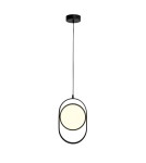 LED pendant lamps - Step Into Design Black 38cm 20W 3000K ELIPSE LED pendant lamp - product 2