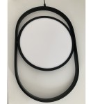 LED pendant lamps - Step Into Design Black 38cm 20W 3000K ELIPSE LED pendant lamp - product 3
