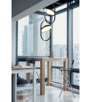 LED pendant lamps - Step Into Design Black 38cm 20W 3000K ELIPSE LED pendant lamp - product 6