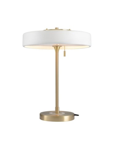 Step into Design ARTDECO table lamp white and gold (MT8872 white).