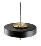 Designer pendant lamps - Step into Design ARTDECO pendant lamp black and gold 35 cm MP8872 black - product 2