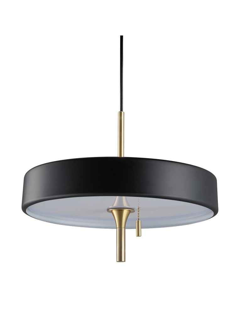 Designer pendant lamps - Step into Design ARTDECO pendant lamp black and gold 35 cm MP8872 black - product kolory-swiatla.pl 3