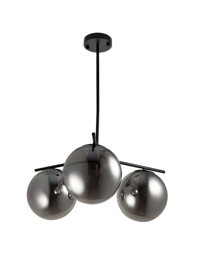 Pendant lamps - Step into Design VENUS-3 pendant lamp smoked 60 cm ST-5026-3 SMOKE - product kolory-swiatla.pl 1
