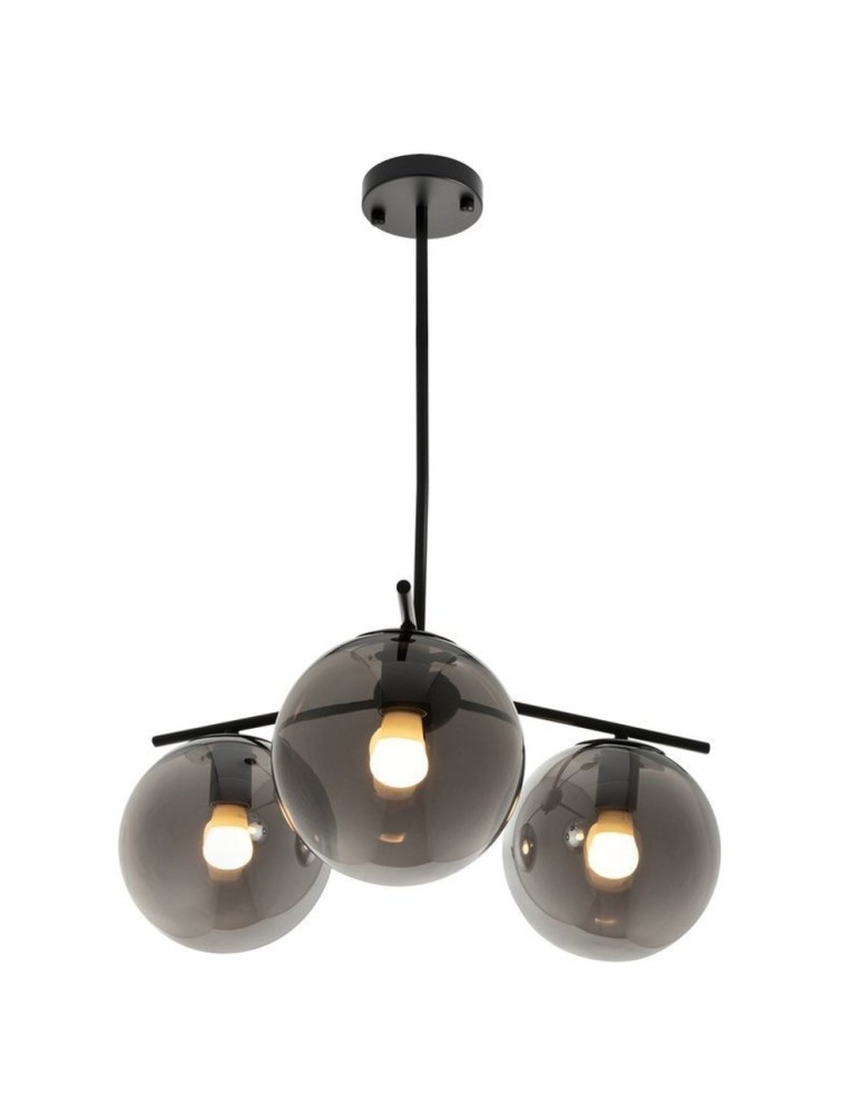 Pendant lamps - Step into Design VENUS-3 pendant lamp smoked 60 cm ST-5026-3 SMOKE - product kolory-swiatla.pl 2