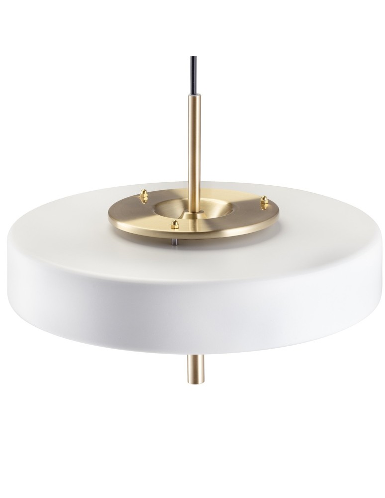 Designer pendant lamps - Step into Design ARTDECO pendant lamp white and gold 35 cm MP8872 white - product kolory-swiatla.pl 4