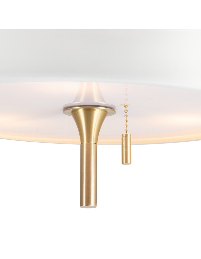 Designer pendant lamps - Step into Design ARTDECO pendant lamp white and gold 35 cm MP8872 white - product kolory-swiatla.pl 5