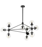 Pendant lamps - Step into Design ASTRIFERO-10 transparent black 90cm pendant lamp (ST-9047-10 transparent) - product 1