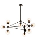 Pendant lamps - Step into Design ASTRIFERO-10 transparent black 90cm pendant lamp (ST-9047-10 transparent) - product 2
