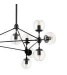 Pendant lamps - Step into Design ASTRIFERO-10 transparent black 90cm pendant lamp (ST-9047-10 transparent) - product 5