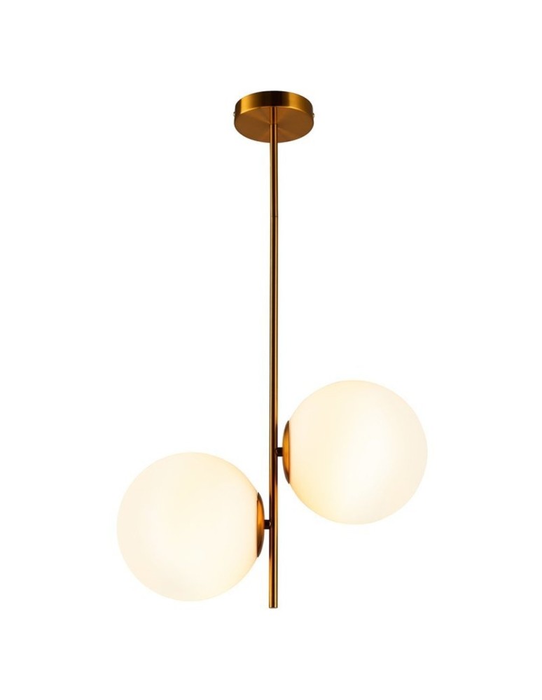 Double pendant lamps - Step into Design VENUS-2 brass 44cm pendant lamp (ST-5025-2 BRASS) - product kolory-swiatla.pl 2