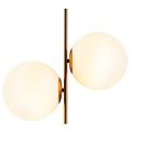 Double pendant lamps - Step into Design VENUS-2 brass 44cm pendant lamp (ST-5025-2 BRASS) - product 3