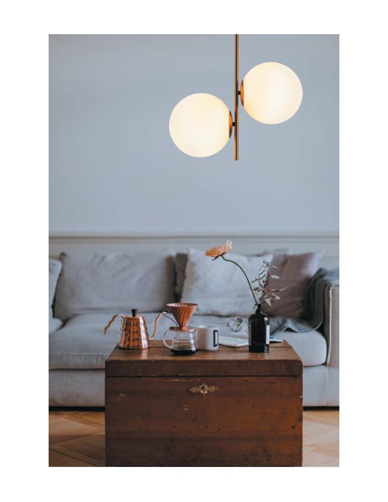 Double pendant lamps - Step into Design VENUS-2 brass 44cm pendant lamp (ST-5025-2 BRASS) - product kolory-swiatla.pl 8