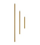 Brass-colored pendant lamps - Step into Design Pendant lamp VENUS-3 brass 60 cm ST-5026-3 BRASS - product 5