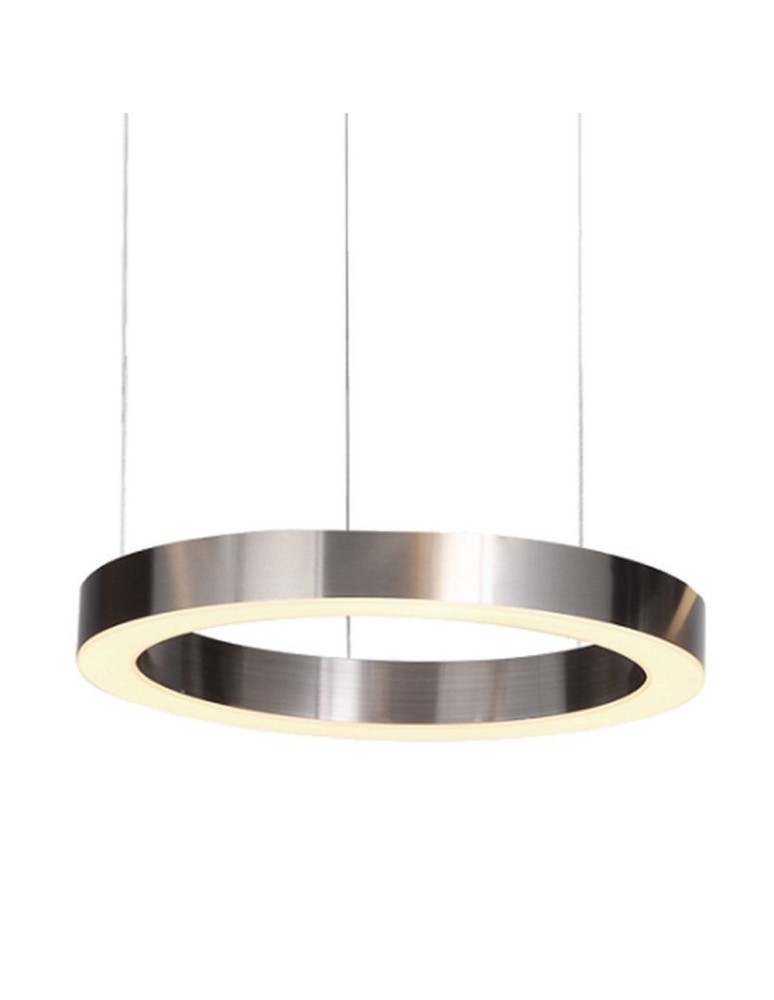 Pendant lamps circles - Step into Design CIRCLE 40 Brushed Nickel Pendant Lamp ST-8848-40 NICKEL - product kolory-swiatla.pl 1