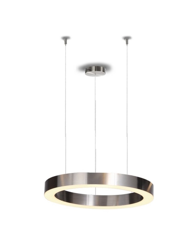 Pendant lamps circles - Step into Design CIRCLE 40 Brushed Nickel Pendant Lamp ST-8848-40 NICKEL - product kolory-swiatla.pl 2