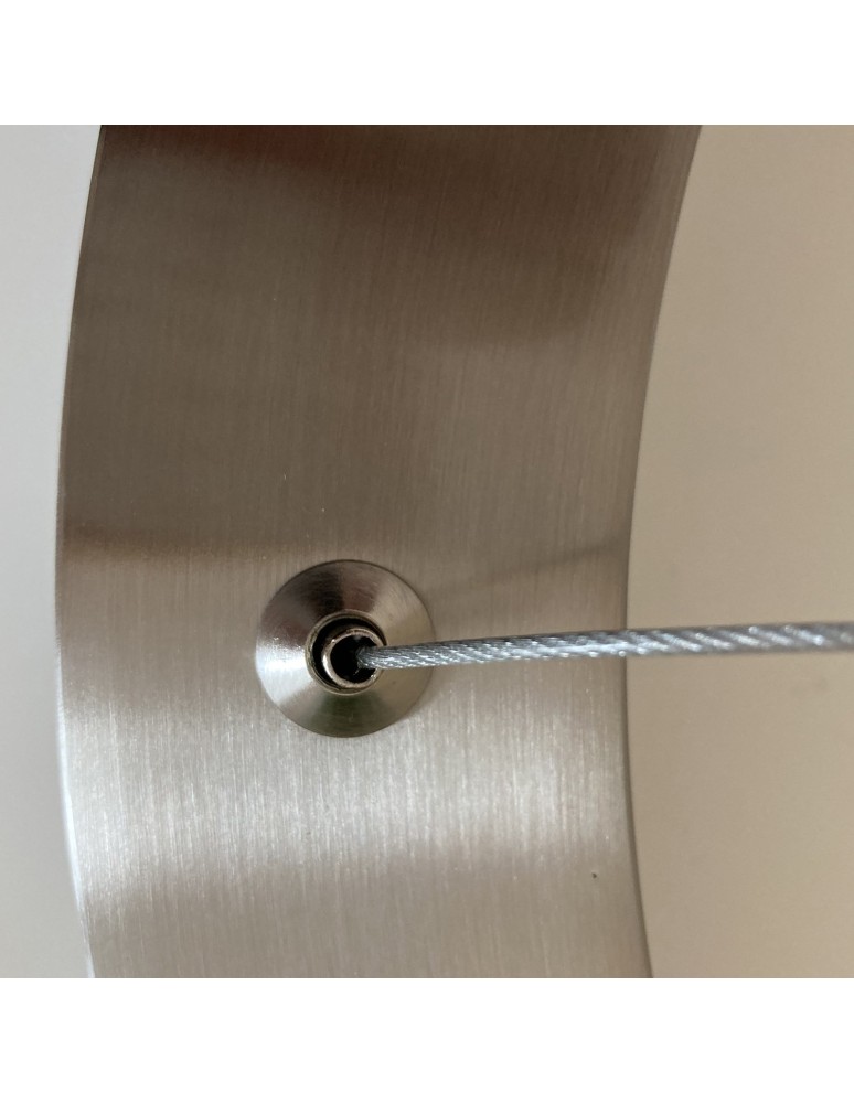 Pendant lamps circles - Step into Design CIRCLE 40 Brushed Nickel Pendant Lamp ST-8848-40 NICKEL - product kolory-swiatla.pl 6