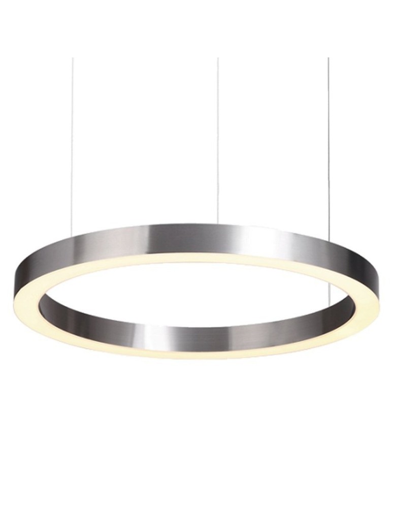 Pendant lamps circles - Step into Design CIRCLE 60 Brushed Nickel Pendant Lamp ST-8848-60 NICKEL - product kolory-swiatla.pl 1