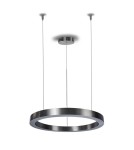 Pendant lamps circles - Step into Design CIRCLE 60 Brushed Nickel Pendant Lamp ST-8848-60 NICKEL - product 3