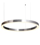 Pendant lamps circles - Step into Design CIRCLE 80 LED brushed nickel pendant lamp 80cm (ST-8848-80 NICKEL) - product 1
