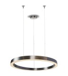 Pendant lamps circles - Step into Design CIRCLE 80 LED brushed nickel pendant lamp 80cm (ST-8848-80 NICKEL) - product 3