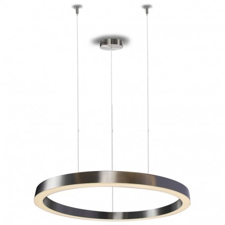 Step into Design Lampa wisząca CIRCLE 80 LED nikiel szczotkowany 80cm (ST-8848-80 NICKEL)