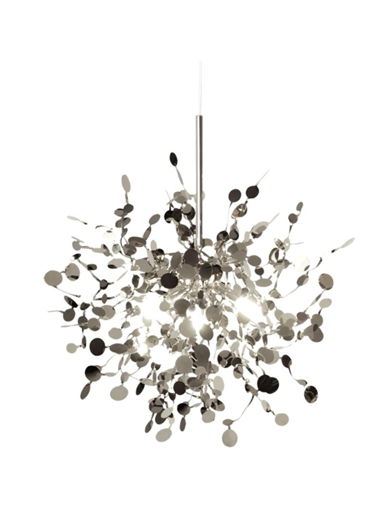 Pendant lamps - MONETTI ST-1675 CHROME chrome 40 cm 5W G9 pendant lamp - product kolory-swiatla.pl 8