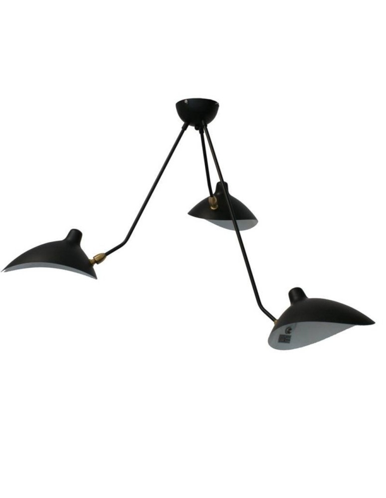 Pendant lamps - Step into Design CRANE-3P pendant lamp black (P8703) - product kolory-swiatla.pl 1