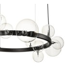 Designer pendant lamps - Step into Design Pendant lamp ORION black 85cm (XC111-850) - product 1