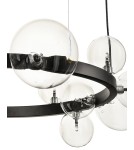 Designer pendant lamps - Step into Design Pendant lamp ORION black 85cm (XC111-850) - product 2