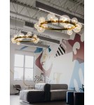 Designer pendant lamps - Step into Design Pendant lamp ORION black 85cm (XC111-850) - product 5